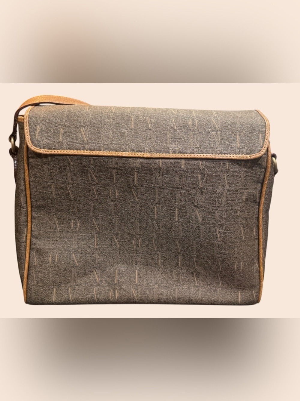 Valentino Garavani Monogram Crossbody Bag Authentic 1980-90’s Original Cards/Tag - Picture 3 of 14